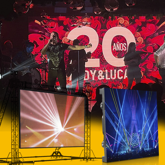 Pantallas led para eventos y actuaciones en directo